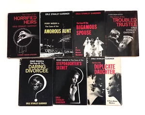 Perry Mason Mysteries 7 Lot Erle Stanley Gardner Hardcover 1960-65 Noir BCE - Picture 1 of 18
