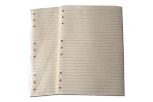 Papeles forrados de 9 orificios adecuados para Deskfax B5 tamaño 176mmx250mm 100 páginas - Imagen 1 de 1