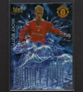 NICKY BUTT 1998 Futera Soccer Card Insert MANCHESTER UTD #FR9810 #/8000 PSA - Picture 1 of 2