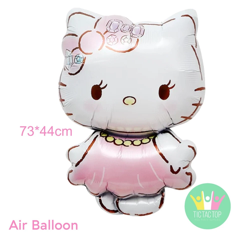 Hello Kitty Foil Helium Balloon. Lolly Loot Bag Cake Party Cupcake Deco Flag - image 1 of 1
