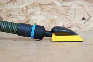 Adaptador de manguera de 36 mm para bloque de lijado manual Mirka compatible con manguera Festool de 36 mm - Imagen 1 de 4