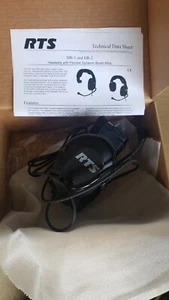 RTS HR-1 Single-Sided Headset with Flexible Dynamic Boom Microphone - Picture 1 of 5