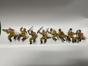 Starlux French Foreign Legion On Horseback 8 Figures Made In France - Picture 1 of 4