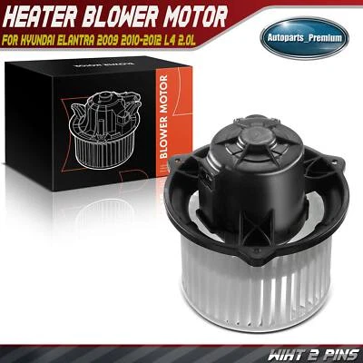 Motor soplador calentador HVAC con jaula de ventilador para Hyundai Elantra 2009-2012 2,0 L 700250 Foto 1 de 4
