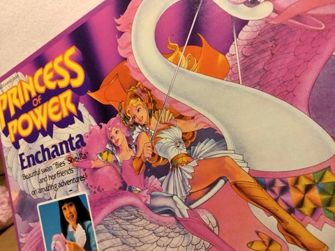 Vintage She-Ra Princess of Power Swan "Enchanta" 9681 - New in Box - MOTU Cover