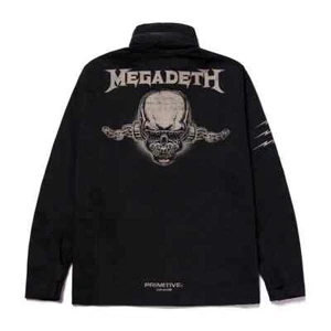 Chaqueta negra Primitive X Megadeth Rattlehead M65 para hombre nueva mediana - Imagen 1 de 9