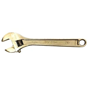 250mm FORGED, Made in USA, 10 IN Adjustable Wrench - Picture 1 of 7