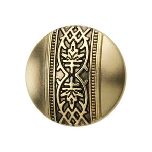 5pcs Vintage Embossed Button, Antique Decorative Metal Button for Coats, Sewing - Picture 1 of 6