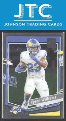 2023 Clearly Donruss Kyren Williams Los Angeles Rams - Image 1 of 2