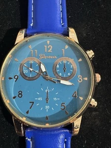 GENEVA Premium Men's Luxury Quartz Watch – Business, Sport NEW - Picture 1 of 6