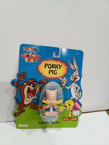 1994 TYCO Warner Brothers Looney Tunes Porky Pig 4" Collectible Figurine Toy Cover