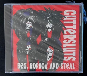 GUTTERSLUTS Beg Borrow and Steal cd MOTLEY CRUE Alleycat Scratch HEART THROB MOB - Picture 1 of 2
