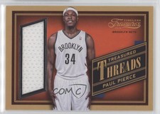 2013-14 Panini Timeless Treasures Treasured Threads Paul Pierce #21 HOF