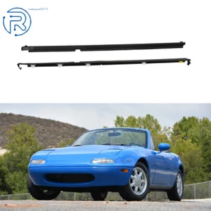 For 1990-2005 Mazda Miata MX-5 Weatherstrip Seals Door Glass Window L&R 2PCS - Picture 1 of 8