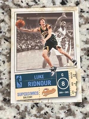 2004-05 Fleer Authentix Parallel 100 #33 Luke Ridnour/75 SONICS! MK11 - Image 1 of 3