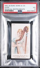 1888 N82 W. Duke Sons & Co. Cigarettes - HARP - MUSICAL INSTRUMENTS PSA 3 VG