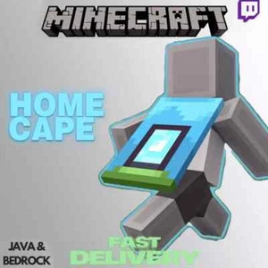 Minecraft_Home Cape Twitch Cape - Java & Bedrock |PC XBOX PSN Switch⚡Redeem Code - Picture 1 of 1