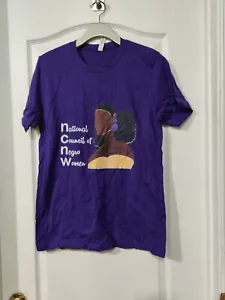 Women's National Council of Negro Women Purple Tshirt Size Medium - Picture 1 of 5