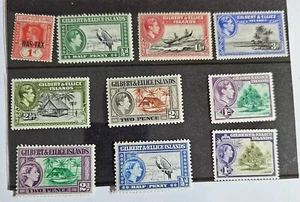 British Commonwealth vintage Gilbert and Ellice stamps - Picture 1 of 4