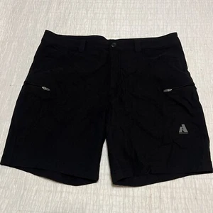 Eddie Bauer T16 36 Black First Ascent Zipper Cargo Pocket Short Free Shipping NC - Picture 1 of 8