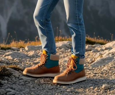 Botines impermeables TOMS Mesa para mujer talla 8,5 cuero y nailon * marrón  Foto 1 de 4