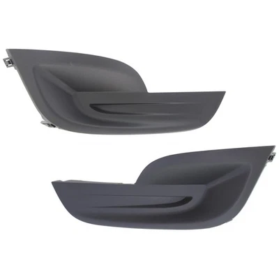 Fog Light Cover Set For 2013-2015 Nissan Altima Front Driver and Passenger Black - Image 1 of 4