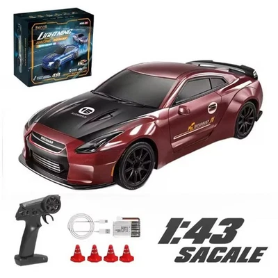 1:43 RC Drift Racing Car 2.4G High Speed Four Wheel Drive Remote Control Models - Image 1 of 4
