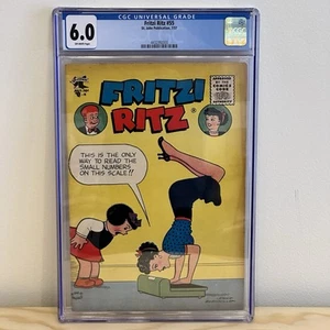 FRITZI RITZ #55 LAST ST. JOHN ISSUE 1957 CGC 6.0 FINE FN 1 of 3 ON CGC CENSUS - Picture 1 of 3