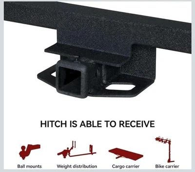 Enganche de remolque acero negro compatible con Toyota Highlander 2020 2021 2022 2023 Foto 1 de 4