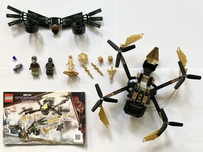 LEGO MARVEL No Way Home Le Drone De Duel De SPIDER-MAN - SET 76195 - Incomplet + - Photo 1/4