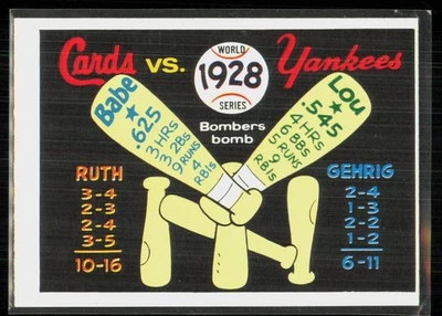 1970 Fleer Laughlin World Series Cardinals vs Yankees #25 - Image 1 of 2
