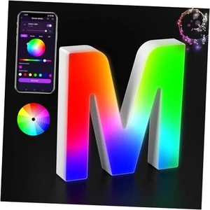 LED Marquee Letter Lights with App Control, Light Up Letters Music Sync Color - Picture 1 of 7