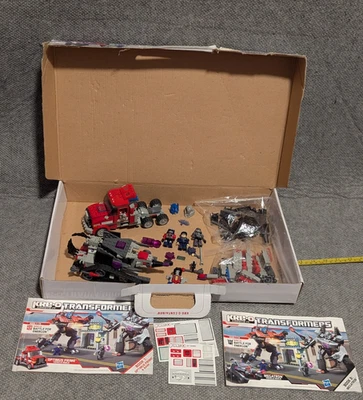 Transformers Kre-O 98812 Battle Energon Optimus Prime Megatron Starscream *READ* - Image 1 of 4