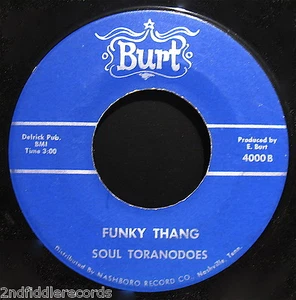 SOUL TORANODOES-Funky Thang & Go For Yourself-Rarer Funk Instrumental-BURT #4000 - Imagen 1 de 2