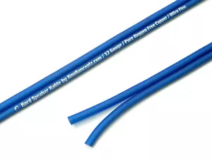 KnuKonceptz Kord Speaker Wire Ultra Flex Blue OFC 14 Gauge Cable 5' - Picture 1 of 3
