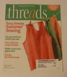 Threads Magazine June/July 2006 Easy Breezy Summer Sewing - Picture 1 of 1