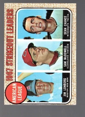 League Leaders 1968 Topps #12 - Image 1 of 2