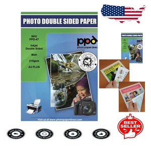 Luxury Double-Sided Matte Photo Paper 13x19 for Stunning Prints - 50 Sheets - Picture 1 of 10