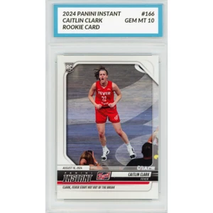 Tarjeta de novato Caitlin Clark 2024 Panini instantánea clasificación WNBA 10 #166 fiebre/iowa - Imagen 1 de 2