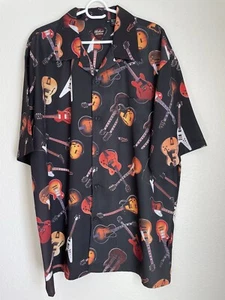 GIBSON GUITAR TOUR WEAR BY DRAGONFLY MEN’S BUTTON-DOWN SHIRT, SIZE XL - Picture 1 of 8