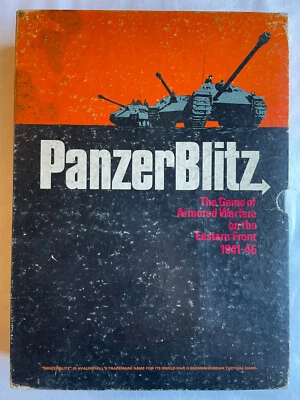 PanzerBlitz Avalon Hill 1970 PUNCHED G+ - Image 1 of 4
