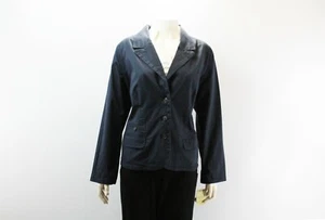 Giacca donna SONOMA life+ style blu tre bottoni casual cotone spandex taglia 1X - Foto 1 di 12