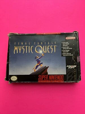 Final Fantasy: Mystic Quest (Super Nintendo Entertainment System, 1992) Box Only - Image 1 of 4