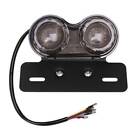12V Dual Led Motorcycle Generic Integrated  Stop Brake Twin Tail Light Premium