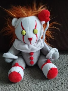 Peluche Ginkago The Clown 11” payaso aterrador IT GENIAL COMO NUEVO - Imagen 1 de 7
