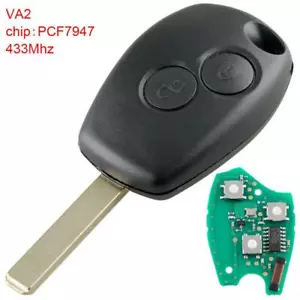 433Mhz Car Key Fit for Sandero Kangoo Renault Clio Scenic Megane Duster Modus - Foto 1 di 8