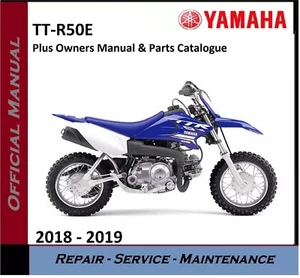 Yamaha TTR50 TT-R50E TT-R50 E Service Repair Workshop Manual 2018 - 2019 on CD - Picture 1 of 1