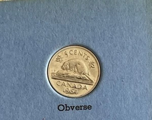 1964 CANADIAN NICKEL OBVERSE Proof Like - Uncirculated - Picture 1 of 2