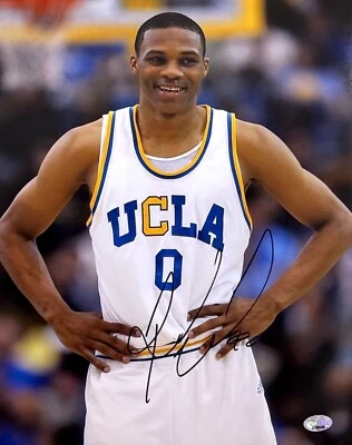 Foto autografiada de Russell Westbrook UCLA Bruins 11X14 autenticada PSA/DNA Foto 1 de 4