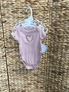 Nwt3 Pack Of Baby Onesies, Size 3-6 Months - Picture 1 of 4